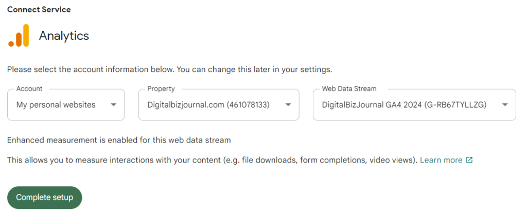 Google analytics 4 (GA4) integration with WordPress website: Account creation