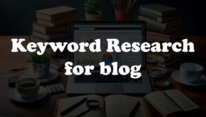 Research keywords for blog free